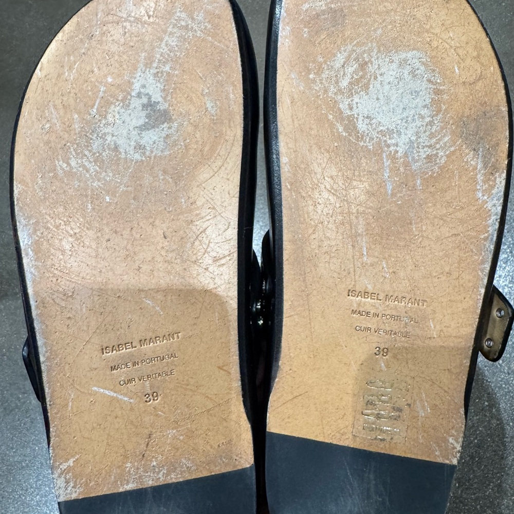 Isabel Marant leather slip on shoe - Picture 6 of 6
